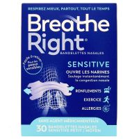Respir' Activ 30 Bandelettes Nasales Sensitive