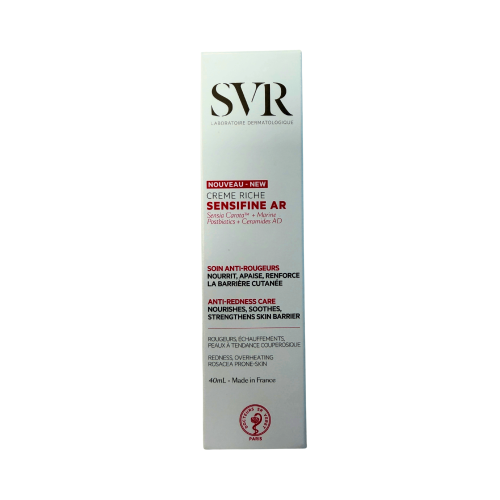 SVR Sensifine AR Crème Riche 40ml Apaisement Rougeurs