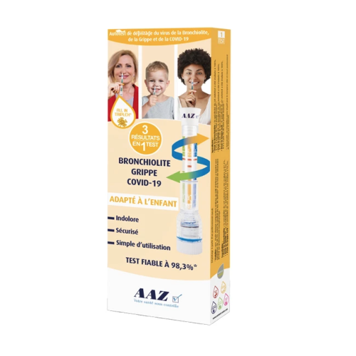 All in Triplex Test Grippe Bronchiolite Covid 1 test