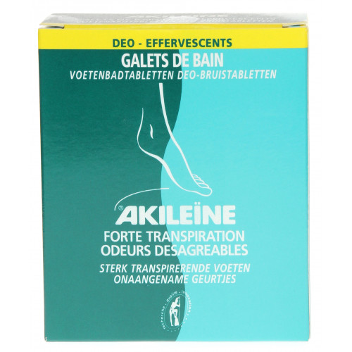 AKILEINE Galets de bain déo effervescent 7 galets 12g-406