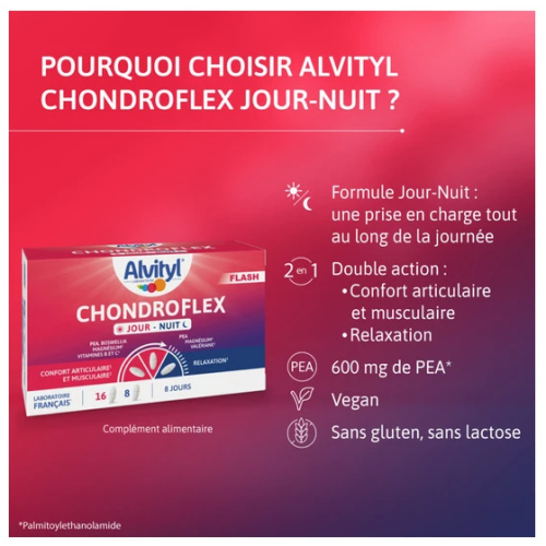 Chondroflex Jour - Nuit 24 comprimés