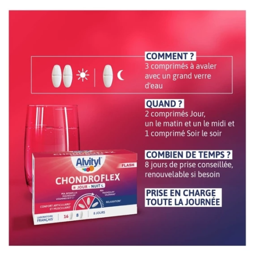 Chondroflex Jour - Nuit 24 comprimés