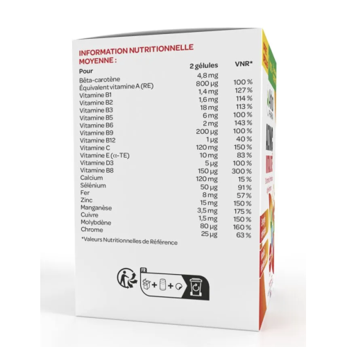 Azinc Vitalité Vitamines Minéraux et Oligo-Eléments 60 gélules + 14 offertes