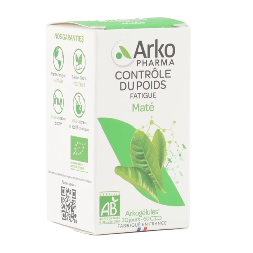Arkogélules Maté Bio 60 Gélules