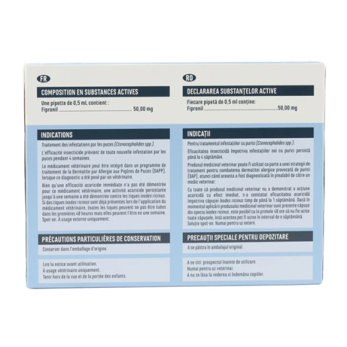 Fiprocat 50 mg Solution Spot-On Chats 3 Pipettes