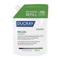 Kelual Squanorm Shampooing Régulateur Anti-pelliculaire Eco-Recharge 400 ml