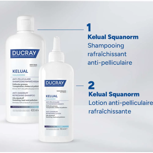 Kelual Squanorm Shampooing Rafraîchissant Anti-Pelliculaire 400 ml