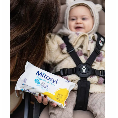 Mitosyl Lingettes à l'Eau 4 x 60 Lingettes + 60 Lingettes Offertes