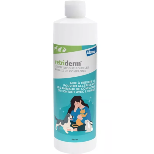 Vetriderm lotion anti Allergie Chien chat lapin 350 ml