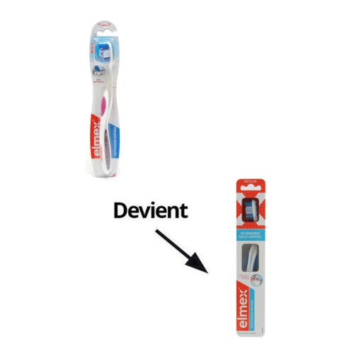 Nettoyage Intense Brosse à Dents Medium Rose 1 brosse à dents