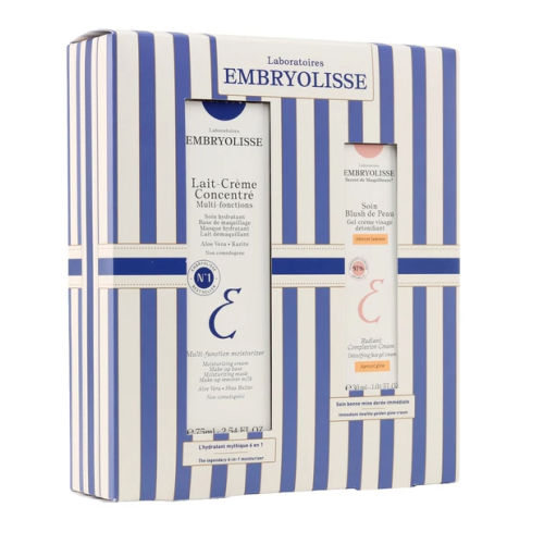 Lait-Crème Concentré 75 ml + Secret de Maquilleurs Soin Blush de Peau Détoxifiant 30 ml, Coffret
