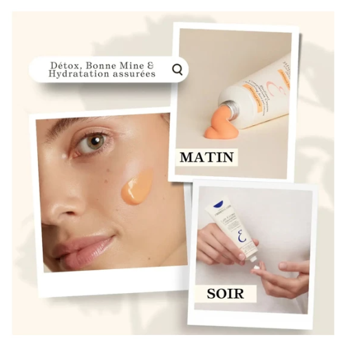 Lait-Crème Concentré 75 ml + Secret de Maquilleurs Soin Blush de Peau Détoxifiant 30 ml, Coffret