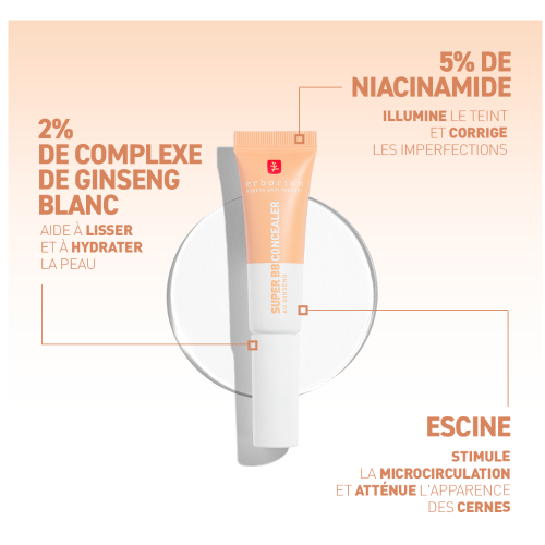 SUPER BB CONCEALER Correcteur Soin Anticernes Haute Couvrance SPF25