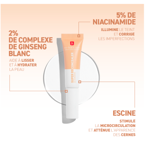 SUPER BB CONCEALER Correcteur Soin Anticernes Haute Couvrance SPF25