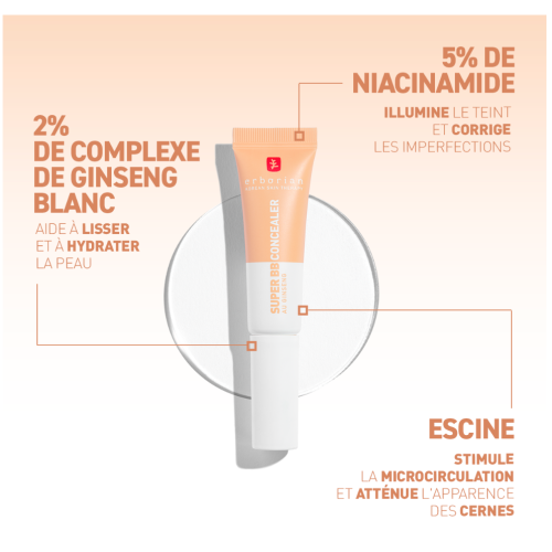 SUPER BB CONCEALER Correcteur Soin Anticernes Haute Couvrance SPF25