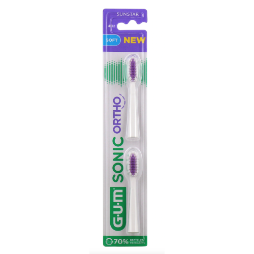 Sonic Ortho Brossette de Rechange Pour Brosse à Dents Sonic Souple 2 Brossettes