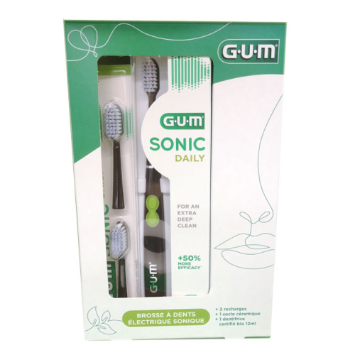 Brosse à dents électrique Sonic Daily 1 brosse à dents électrique Noir