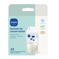 Sachets de Conservation pour Lait Maternel 25 Sachets