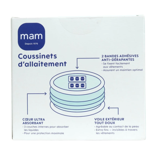 Coussinets d'Allaitement Extra-Fins 30 Coussinets