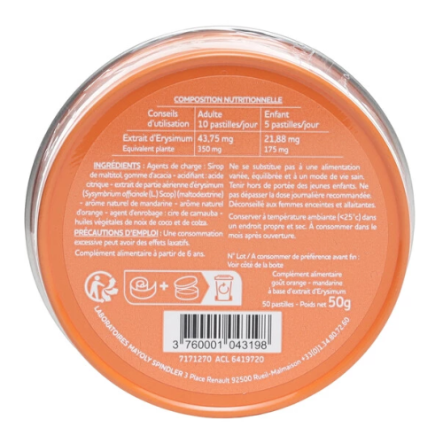 Euphoneo Orange Mandarine 50 pastilles