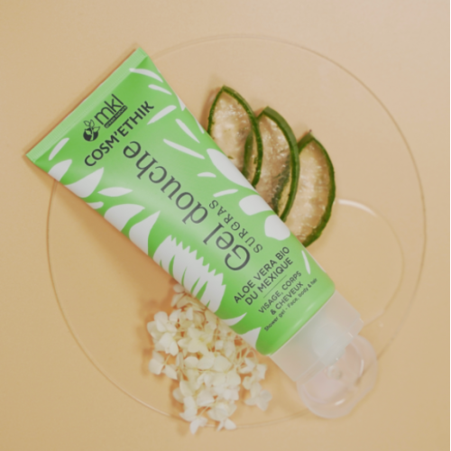 Cosm'Ethik Gel Douche Surgras Aloe Vera Bio du Mexique 200 ml