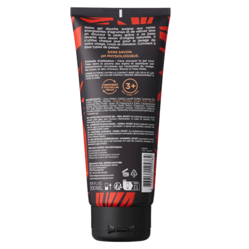 Men Gel Douche Surgras Sport 200 ml
