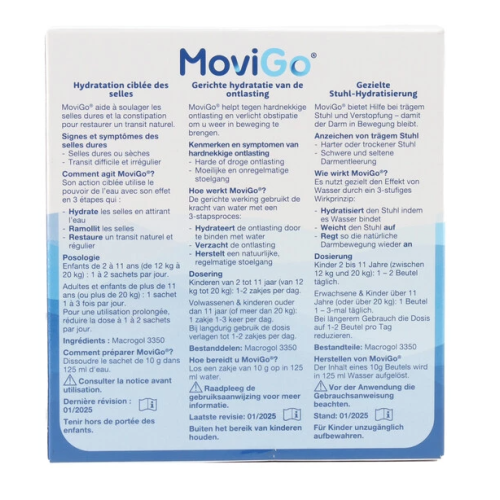 MoviGo poudre solution buvable 10 Sachets