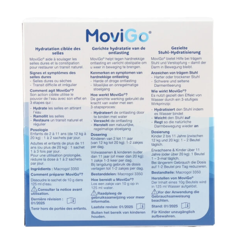 MoviGo poudre solution buvable 20 Sachets