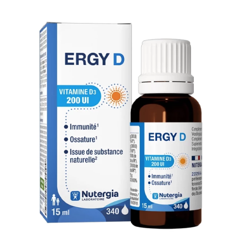 Ergy D Vitamine D3 200 UI 15 ml