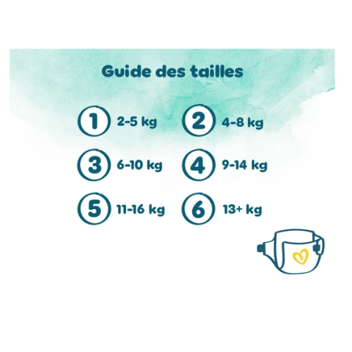 Harmonie Couches Bébé Taille 1 - 23 Couches