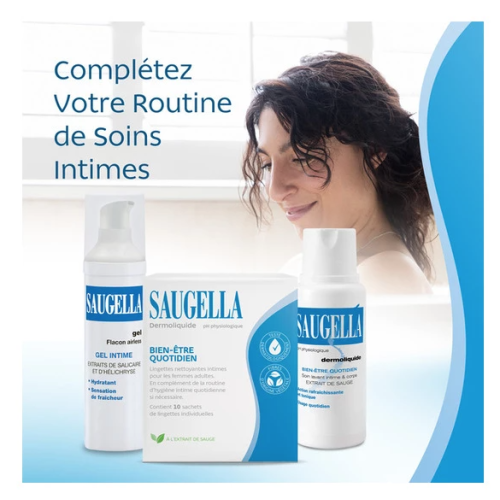 Dermoliquide Lingettes Nettoyantes Intimes 10 Lingettes Individuelles