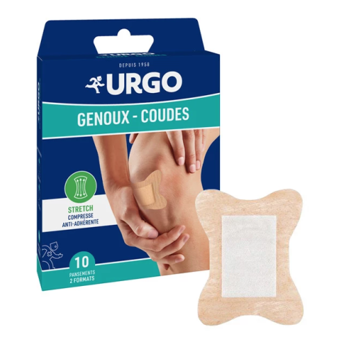 Pansements Genoux et Coudes 10 pansements