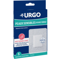 Pansements Stériles Adhésifs Grand Format Peaux Sensibles 5 pansements