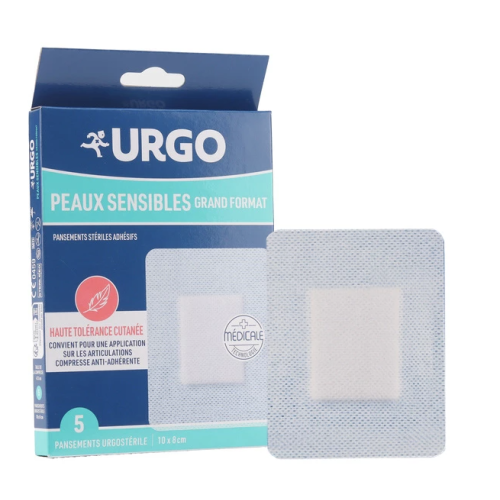 Pansements Stériles Adhésifs Grand Format Peaux Sensibles 5 pansements