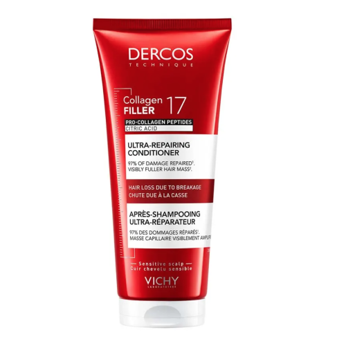 Dercos Collagen Filler 17 Après Shampooing Ultra-Réparateur 200 ml