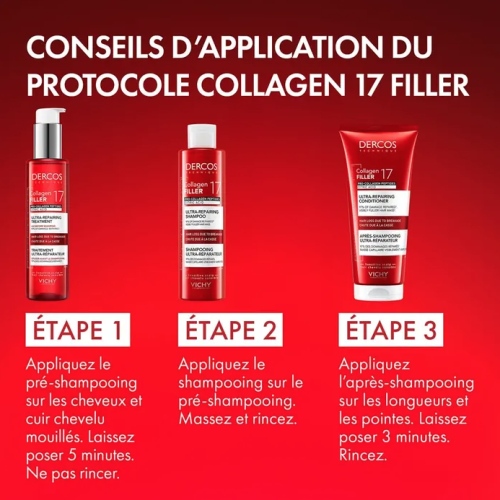 Dercos Collagen Filler 17 Après Shampooing Ultra-Réparateur 200 ml