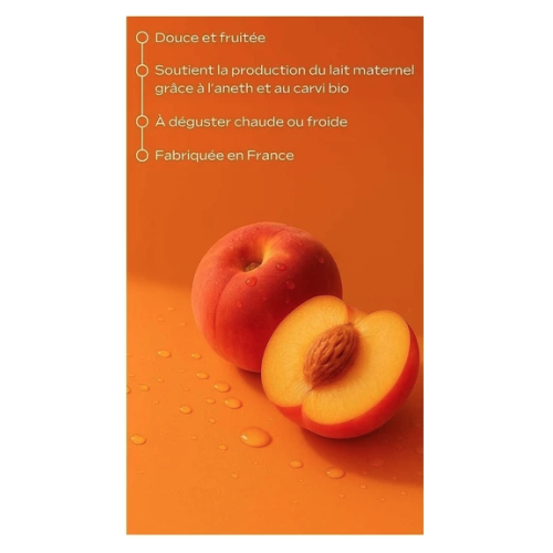 Maternité Tisane Allaitement pêche abricot 2 x 20 sachets