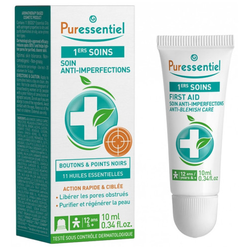 SOS PEAU Roller aux 11 huiles essentielles HEBBD 10 ml