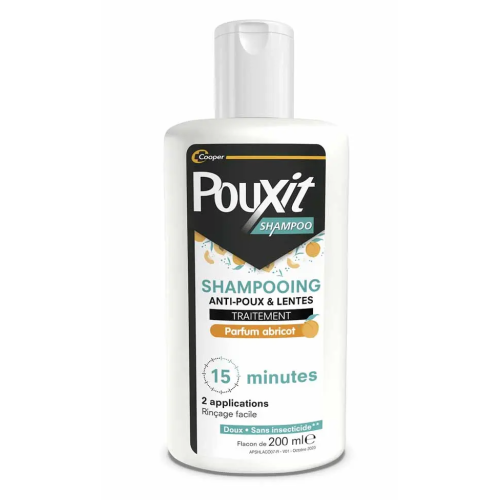 Pouxit Shampooing Anti-Poux & Lentes Abricot 200 ml