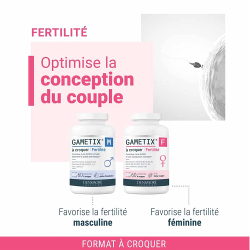 Gametix F Fertilité 60 Comprimés à Croquer