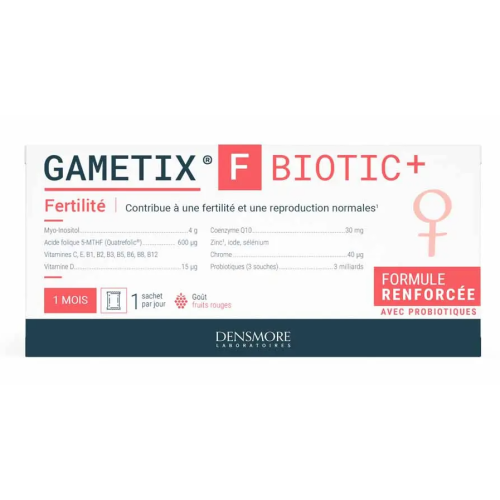 Gametix F Biotic+ Fertilité 30 Sachets