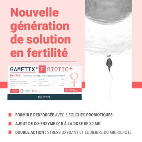 Gametix F Biotic+ Fertilité 30 Sachets
