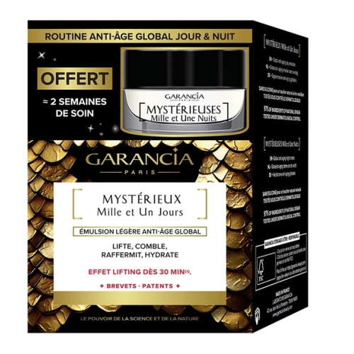 Mystérieux Mille et Un Jours Émulsion de Jour Anti-Âge 30 ml + Mystérieuses Mille et Une Nuits 10 ml Offert