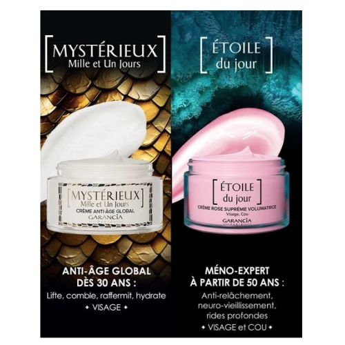 Mystérieux Mille et Un Jours Crème de Jour Anti-Âge Global 30 ml + Crème Mille et Une Nuits 10 ml Offerte