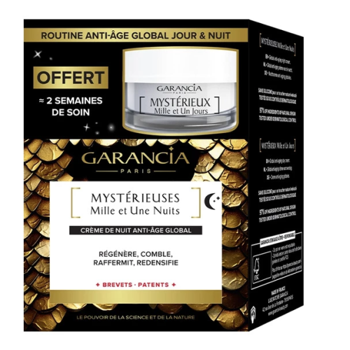 Mystérieuses Mille et Une Nuits Crème de Nuit Anti-Âge 30 ml + Mystérieux Mille et Un Jours  10 ml Offert