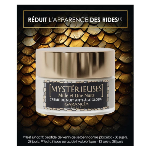 Mystérieuses Mille et Une Nuits Crème de Nuit Anti-Âge 30 ml + Mystérieux Mille et Un Jours  10 ml Offert