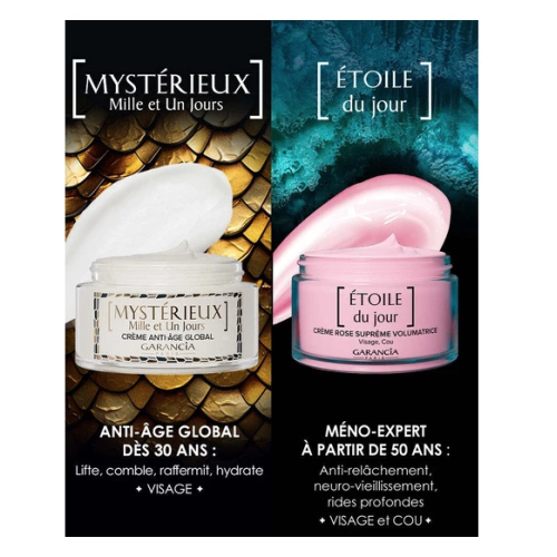Mystérieuses Mille et Une Nuits Crème de Nuit Anti-Âge 30 ml + Mystérieux Mille et Un Jours  10 ml Offert