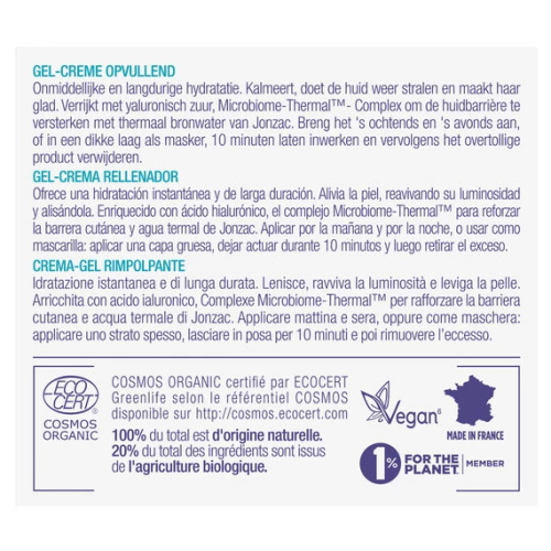REhydrate Gel-Crème Repulpant Bio 50 ml
