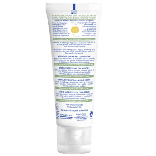 Crème Nourrissante au Cold Cream à la Cire d'Abeille 40 ml