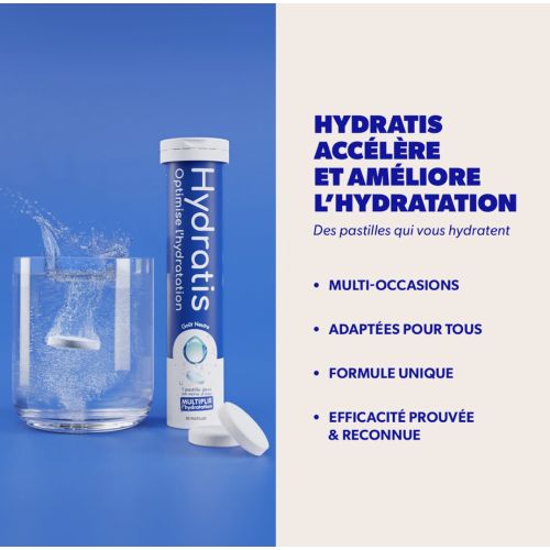 Solution d'Hydratation Citron Fleur de Sureau 20 Pastilles Effervescentes